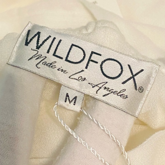 NWT! Wildfox COUTURE White Starlet Loren High Waisted Flared Pants - Picture 9 of 13